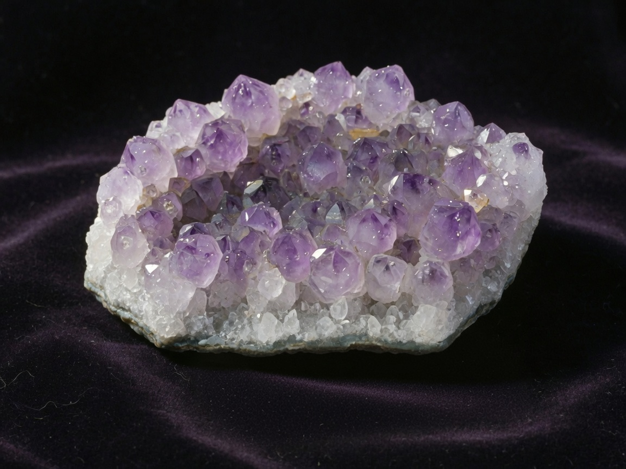 Amethyst cluster