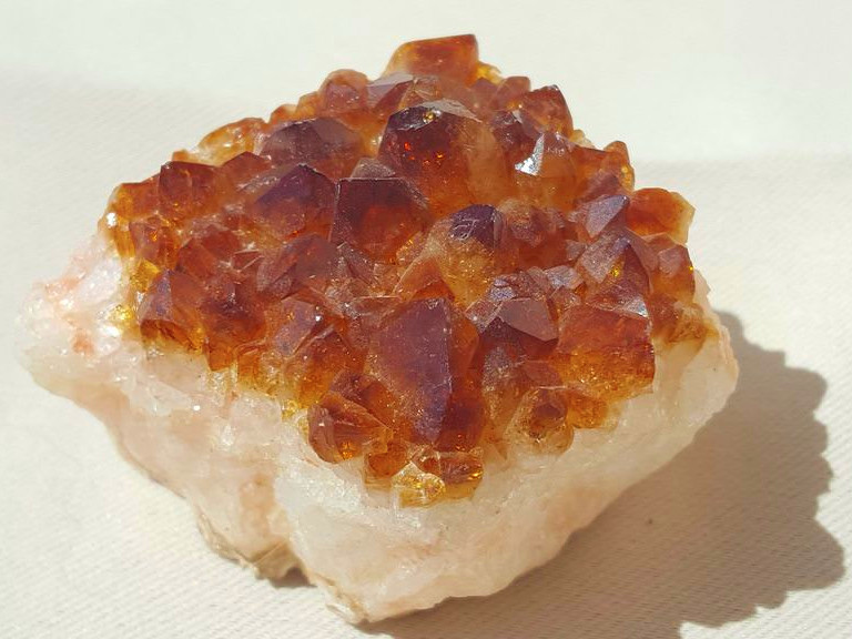 A citrine cluster